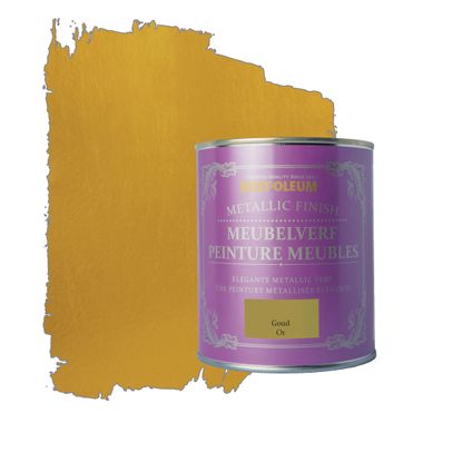 Rust-Oleum meubelverf Metallic Finish goud 750ml