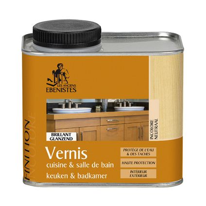 Vernis bois Les Anciens Ébénistes Cuisine et Salle de bain incolore 450ml