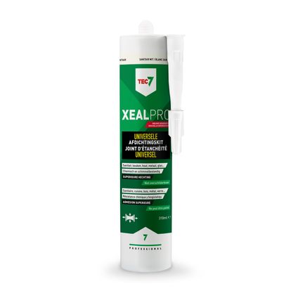 Joint d’étanchéité Tec7 XealPro RAL 9010 blanc sanitaire - cartouche 310ml