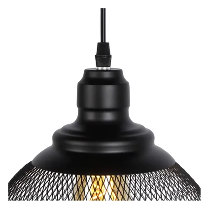 Lucide hanglamp Mesh zwart ⌀22cm E27 5