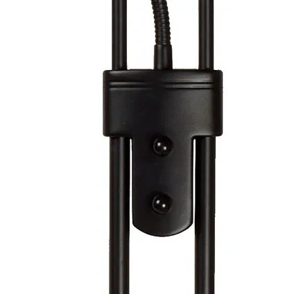 Lucide vloerlamp LED Champion zwart ⌀25,4cm 20W+4W 4