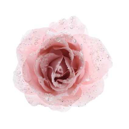 Clip Roos roze 14cm