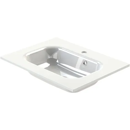 Plan vasque Tiger 'Create your own style' 60 cm oval blanc