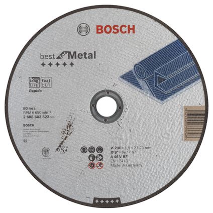 Bosch doorslijpschijf Rapido 230mm
