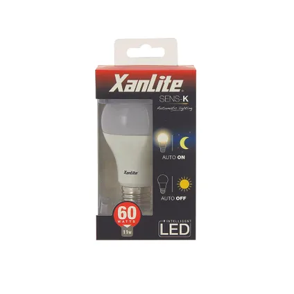 Xanlite ledlamp A60 E27 neutraal wit 11W met sensor 4