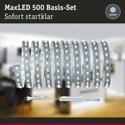 Ruban LED Paulmann MaxLED 500 3m kit de base lumière du jour 17W 9