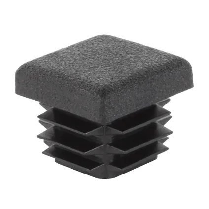 Bouchon à lamelles pour tubes carrés
Matériau: Plastique, couleur : noir
4 Pièces, Largeur: 20 mm