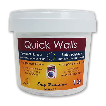 Quick Walls Easy renovation plamuur 1kg