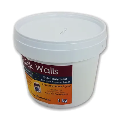 Quick Walls Easy renovation plamuur 1kg 2