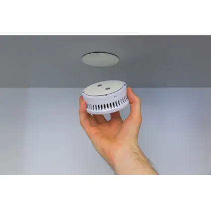 Support magnétique universel pour détecteur de fumée fixation magnétique aimant  détecteur d'incendie