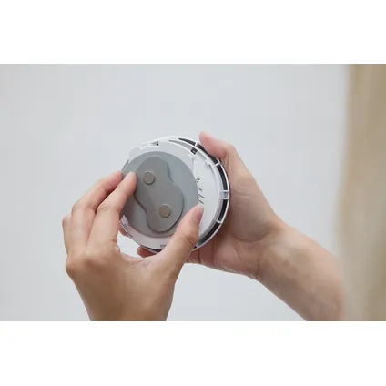 Tampons adhésifs magnétiques de 70 mm, Outil d'installation de Montage de  détecteur de fumée, tampons adhésifs magnétiques d'alarme Incendie, Outil  de Fixation Facile pour détecteur de fumée
