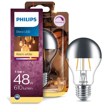 Philips LED-lamp Deco bulb smoky 7,5W E27 2