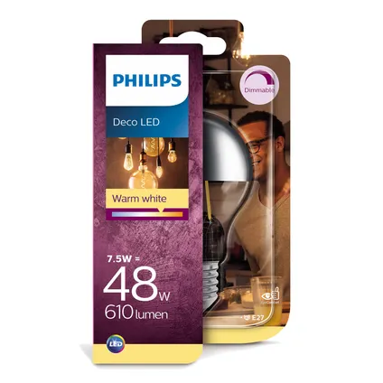Philips LED-lamp Deco bulb smoky 7,5W E27 5
