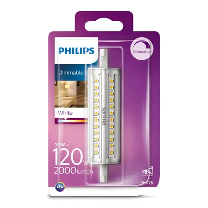 timmerman Toepassing Vergadering Philips LED-staaflamp 14W R7S
