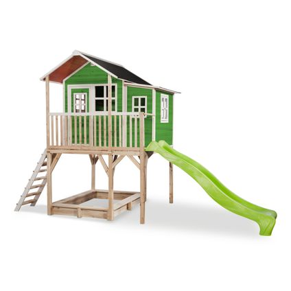 EXIT Loft 750 houten speelhuis groen