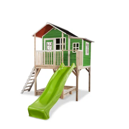 EXIT Loft 750 houten speelhuis groen 2