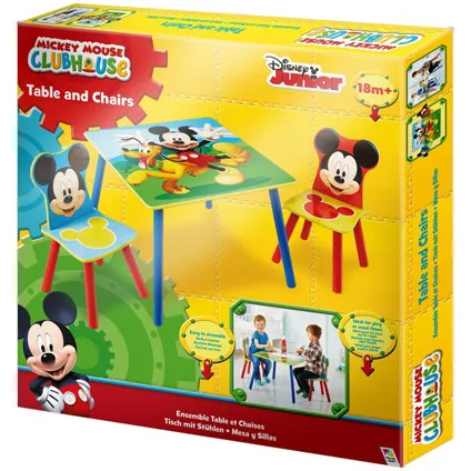 Tafel met twee stoeltjes van Mickey Mouse 6