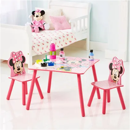 Tafel met twee stoeltjes van Minnie Mouse 3