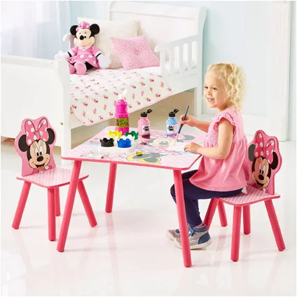 Tafel met twee stoeltjes van Minnie Mouse 4