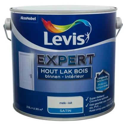 Levis lak Expert binnenhout melk zijdeglans 2,5L