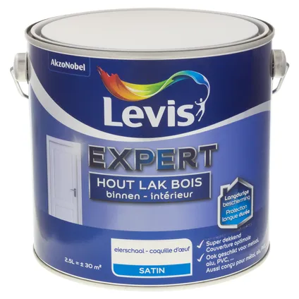 Levis lak Expert binnenhout eierschaal zijdeglans 2,5L