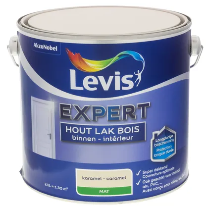 Levis lak Expert binnenhout karamel mat 2,5L