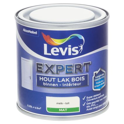 Laque Levis Expert bois intérieur lait mat 250ml