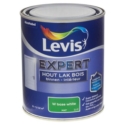 Laque Levis Expert bois intérieur mix base white mat 1L
