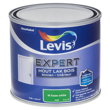 Laque Levis Expert bois intérieur mix base white mat 500ml