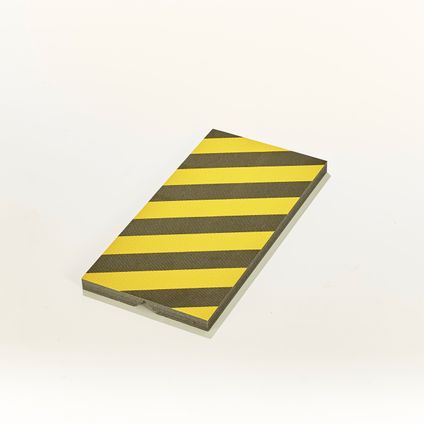Mousse de protection plate ou angle Mottez jaune/noir