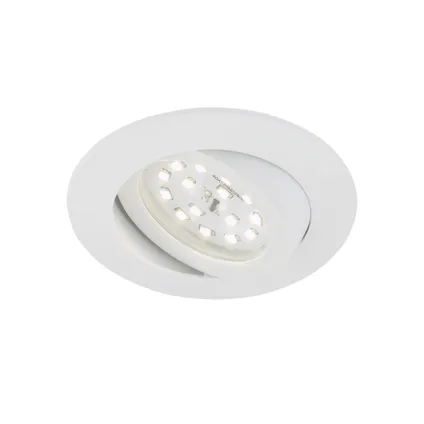 Spot LED encastrable orientable Briloner Attach Dim blanc 5,5W 3