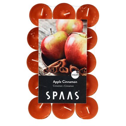Spaas geurtheelichten appel/kaneel 30st