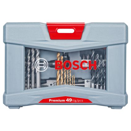 Set de forets et  embouts de vissage X-line Bosch - 49 pièces