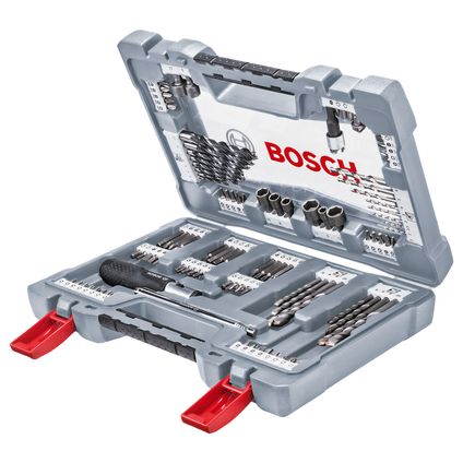 Bosch boren- en schroefbitset X-line – 105 stuks
