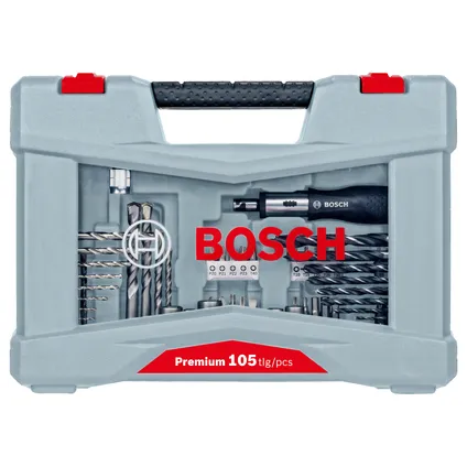 Bosch boren- en schroefbitset X-line – 105 stuks 2