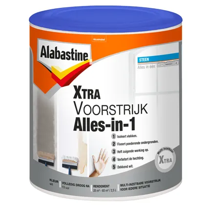 Alabastine Xtra Voorstrijk alles in één 2,5 L
