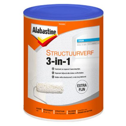 Alabastine Structuurverf 3in1 wit 5L