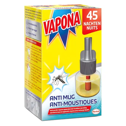 Recharge liquide anti-moustiques pour appareils Vapona 18ml