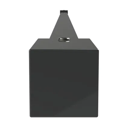 Sealskin Mix&Match stabilisatiesteun vierkant 100cm zwart voor 8mm veiligheidsglas 4