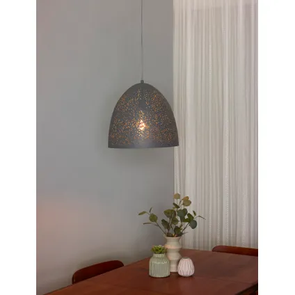 Lucide hanglamp Eternal grijs ⌀40cm E27 3