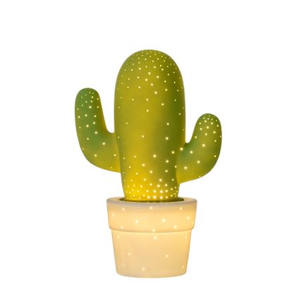 Lampe de table Lucide Cactus verte E14 40W
