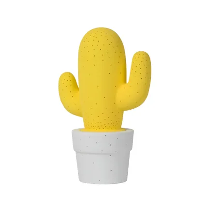 Lucide tafellamp Cactus geel ⌀20cm E14 40W 4
