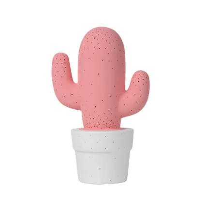 Lucide tafellamp Cactus roze ⌀20cm E14 40W 4