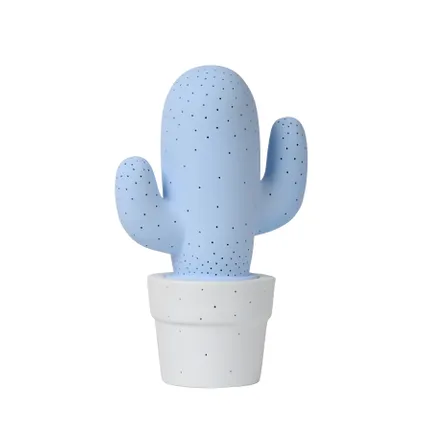 Lucide tafellamp Cactus blauw ⌀20cm E14 40W 3