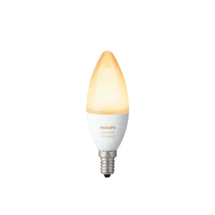 Philips Hue lamp flame wit Ambiance E14