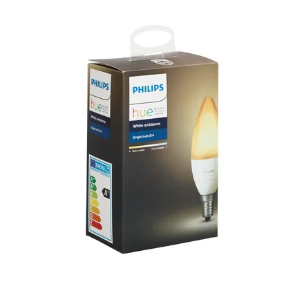 Philips Hue lamp flame wit Ambiance E14 2