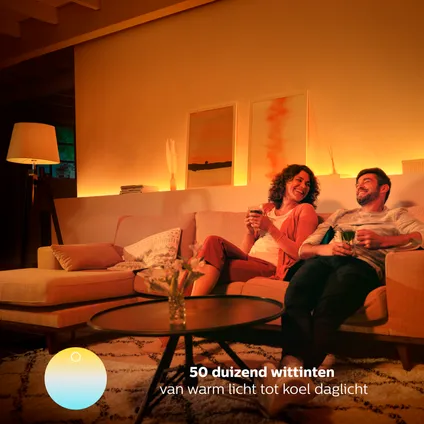 Philips Hue lamp flame wit Ambiance E14 3