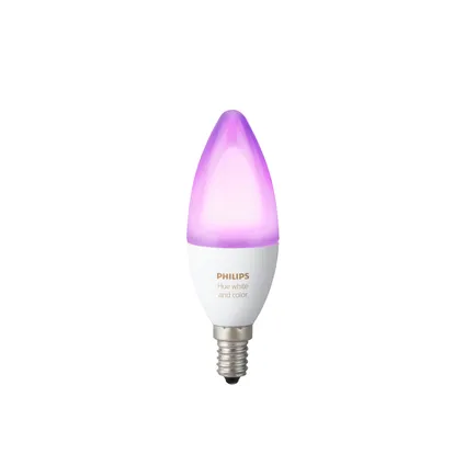 Philips Hue lamp kaars White and Color Ambiance E14