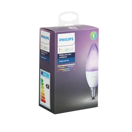 Philips Hue lamp kaars White and Color Ambiance E14 7
