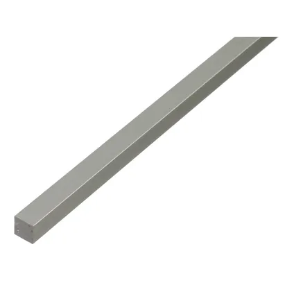 Profilé carré plein aluminium Alberts anodisé 100cmx10mmx10mm